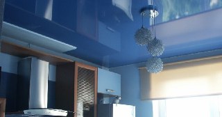 Натяжной потолок на кухню Юрга, цена от 6317 руб.