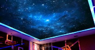 Натяжной потолок звездное небо Юрга, цена от 5261 руб.